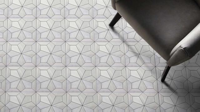 Blomma Floor & Wall Mosaic in Grigio
