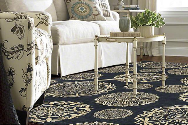 Shaw Area Rug: Queen Anne's Lace 